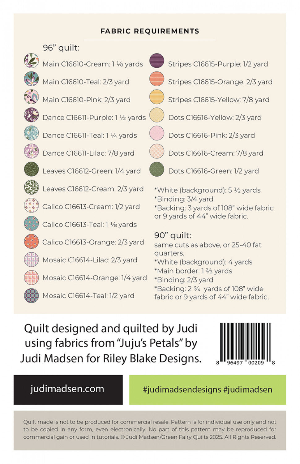 Juju's Tiles Quilt Pattern