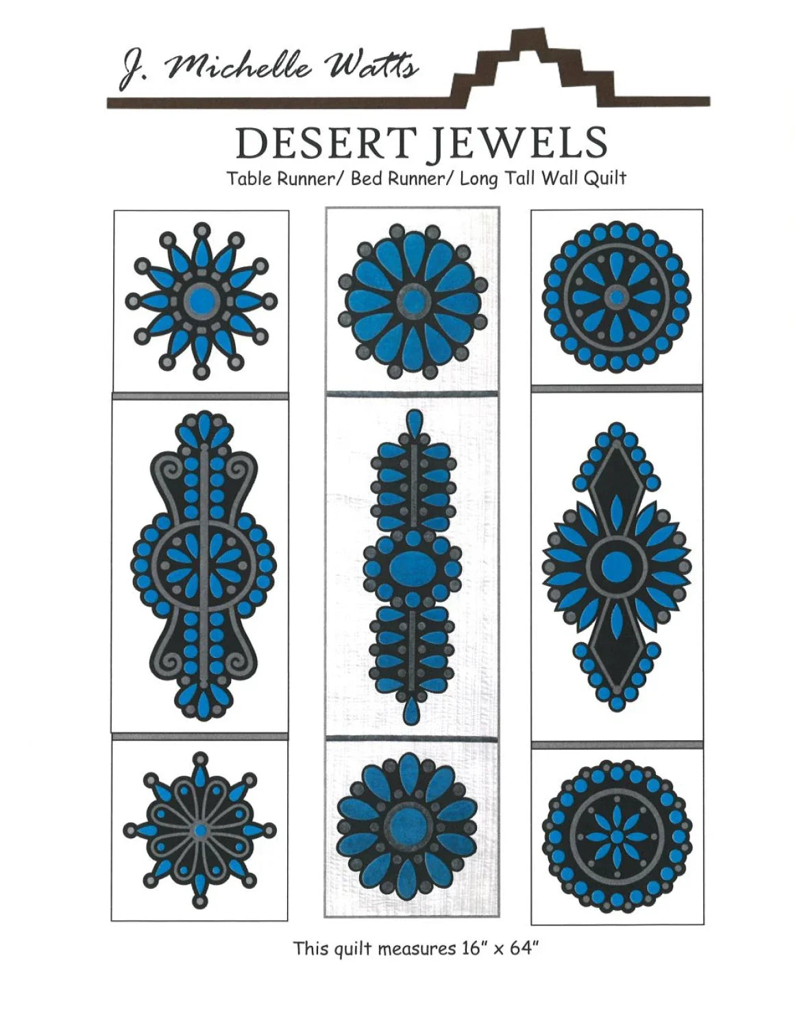Desert Jewels Table Runner Pattern