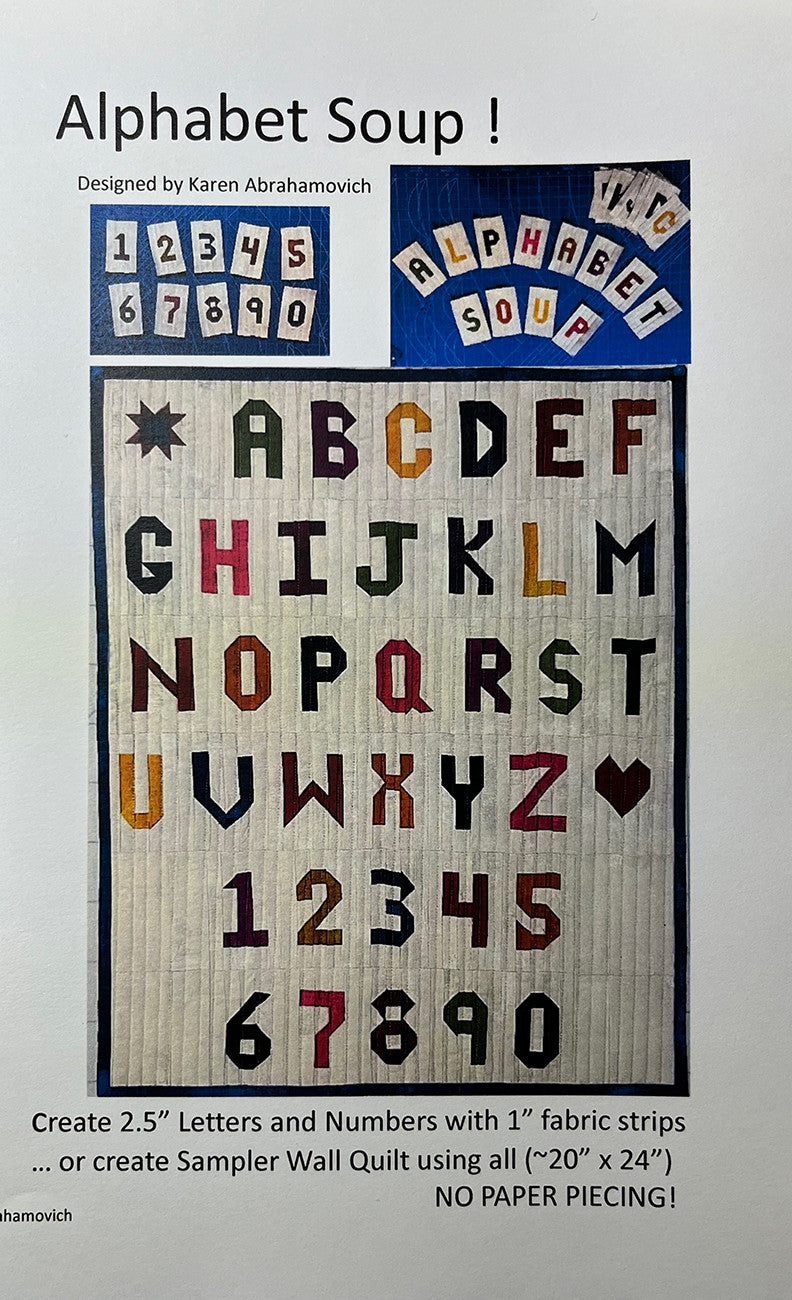 Alphabet Soup Quilt Pattern Quilt Pattern