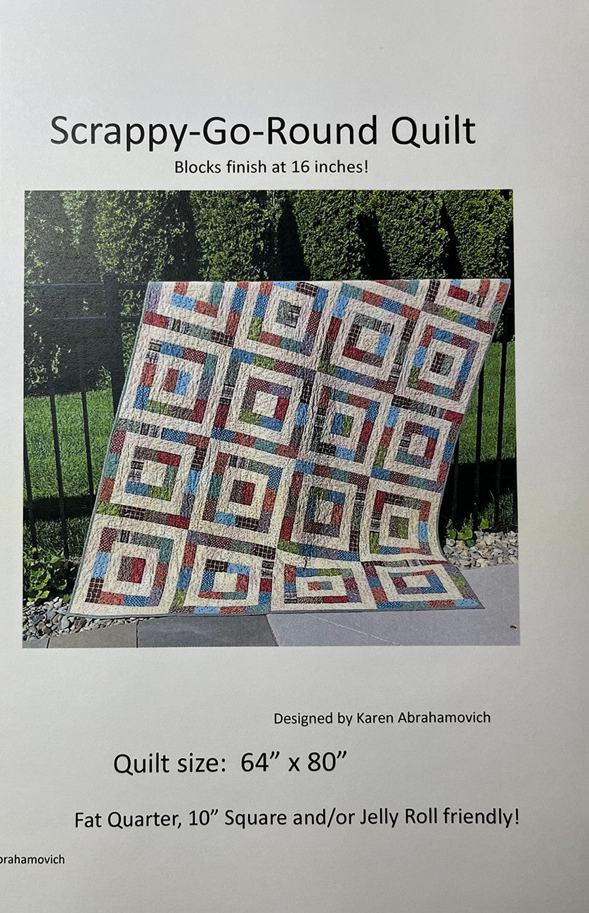 Scrappy Go Round Quilt Pattern