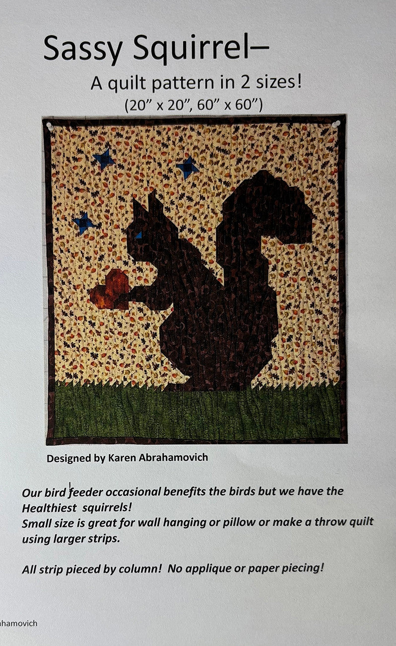Sassy Squirrel Quilt Pattern