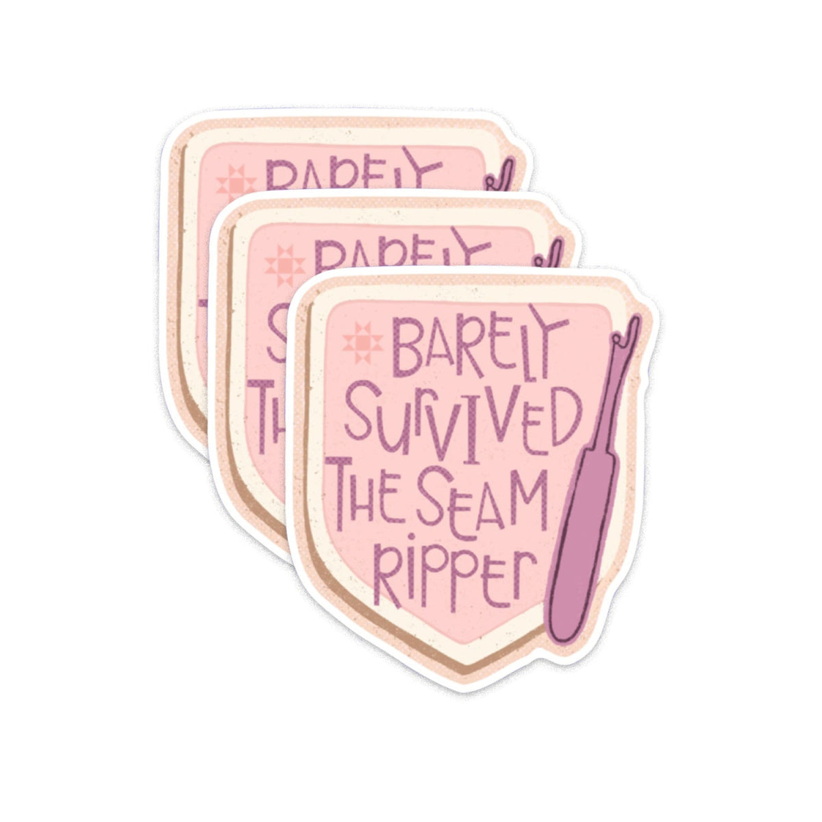 Barely Survived Sticker 3pk