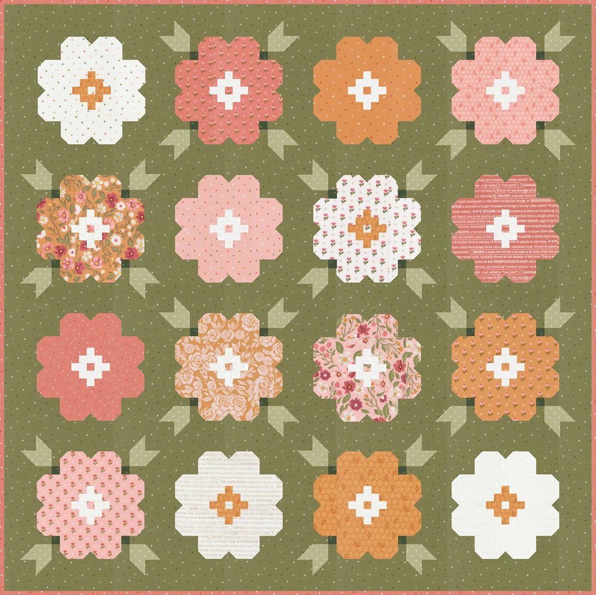 Vintage Blooms Quilt Pattern