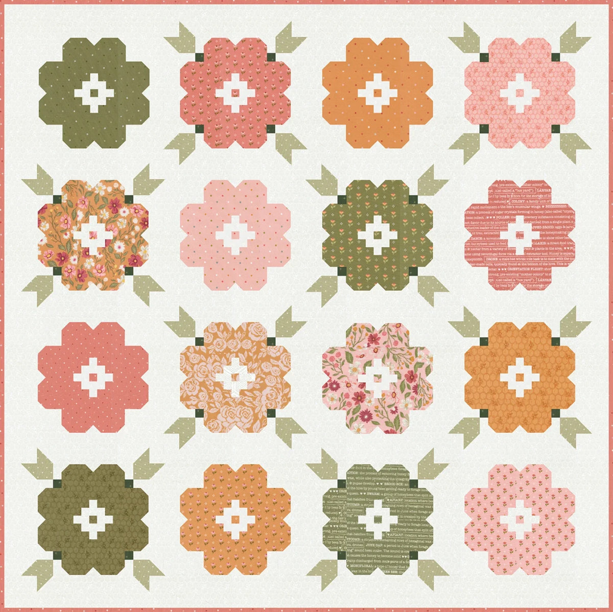 Vintage Blooms Quilt Pattern
