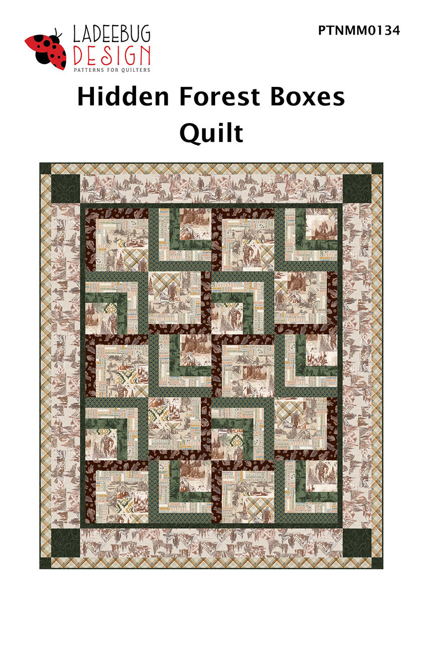 Hidden Forest Boxes Quilt Pattern