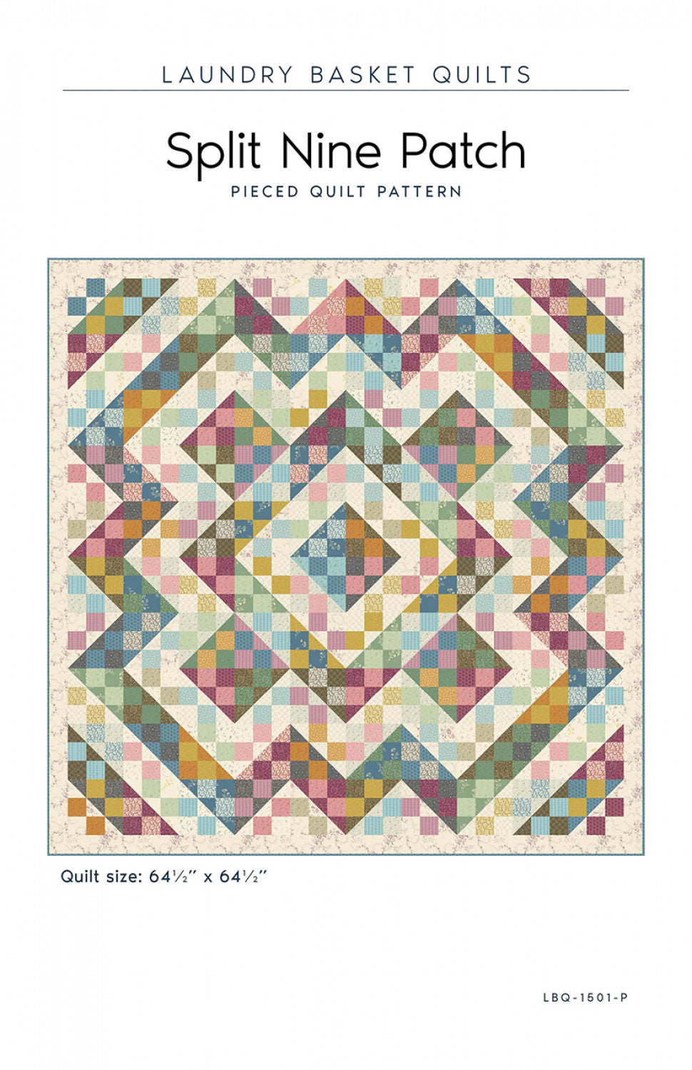 Split Nine Patch Quilt Pattern