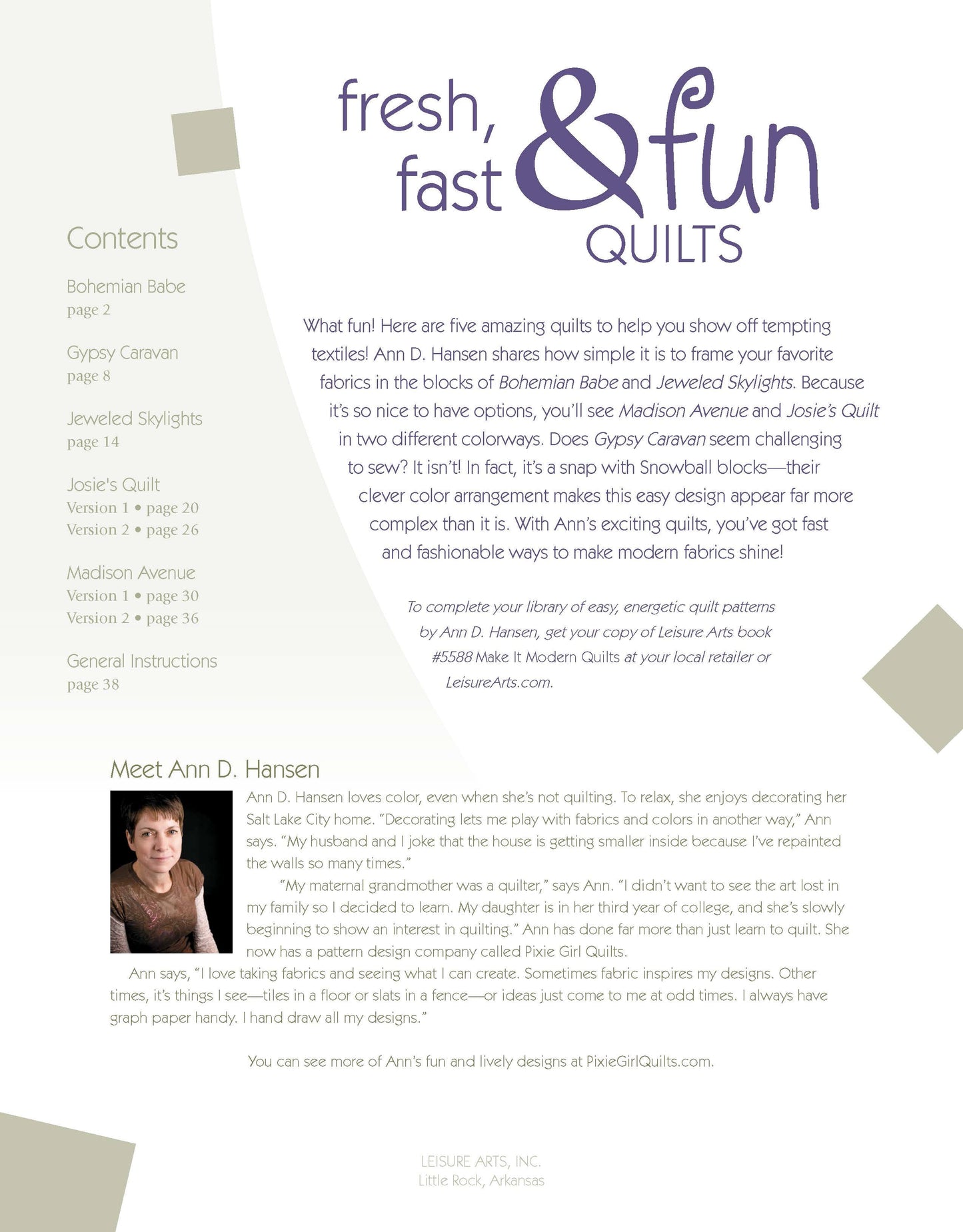 Fresh, Fast & Fun Quilts