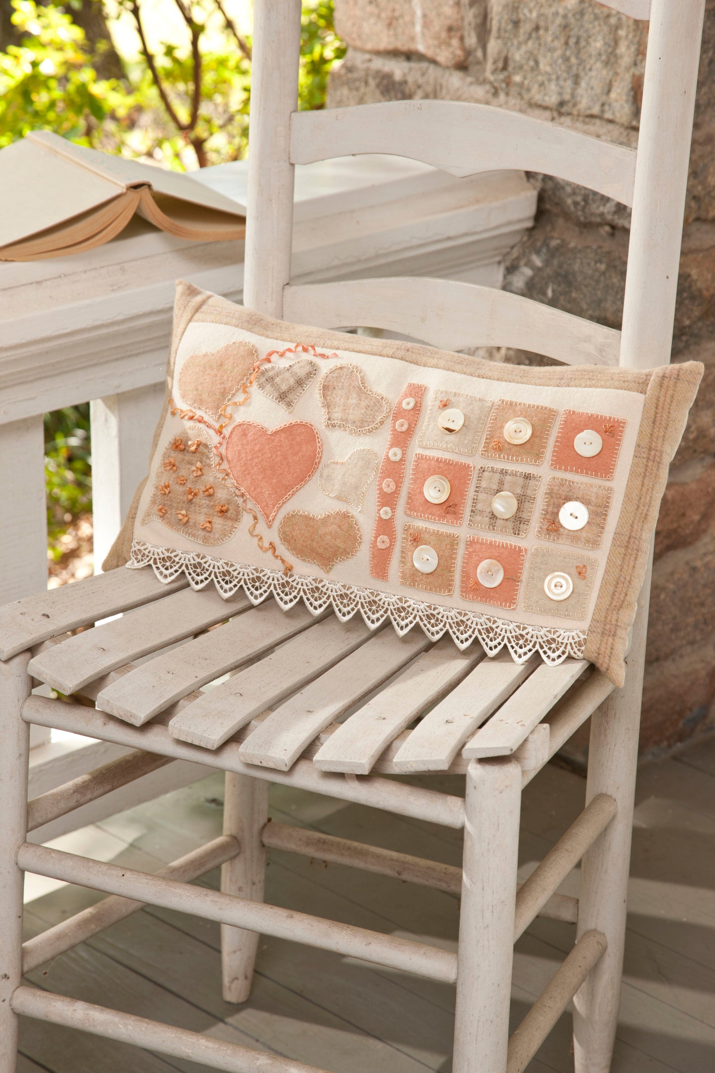 Cozy Wool Applique Pillows