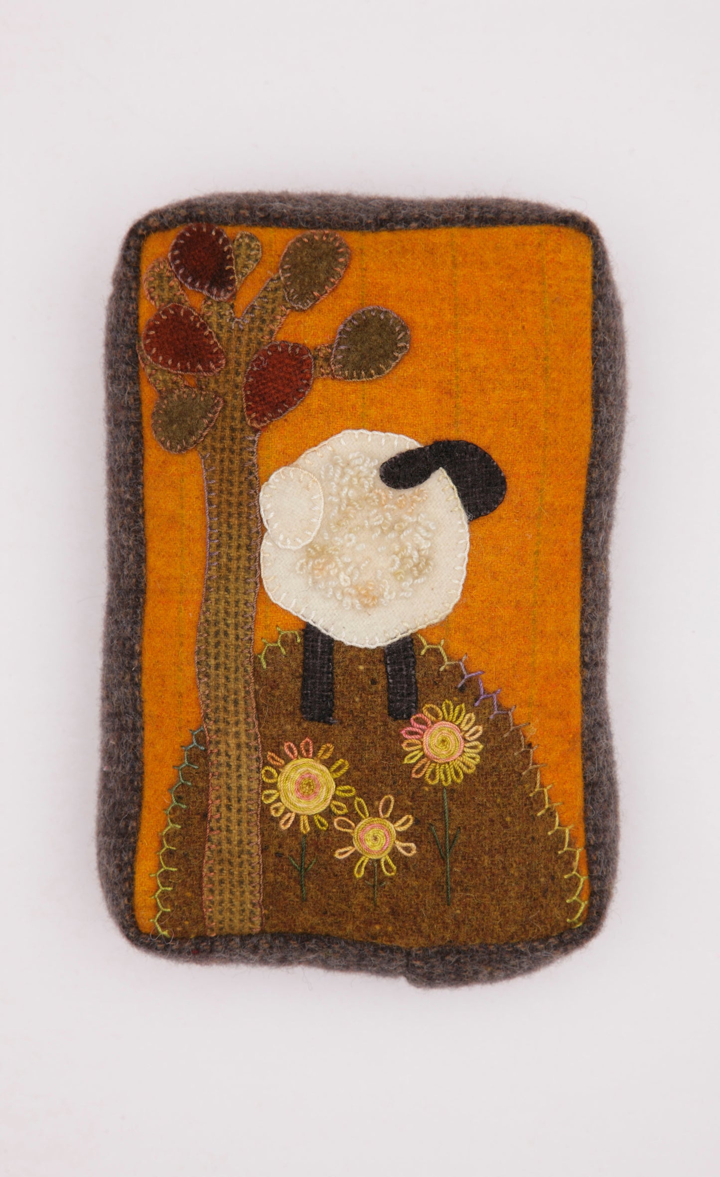 Cozy Wool Applique Pillows