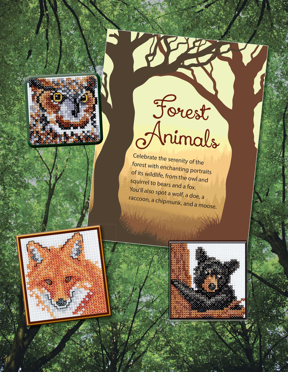 50 Cross Stitch Quickies Animals and Friends