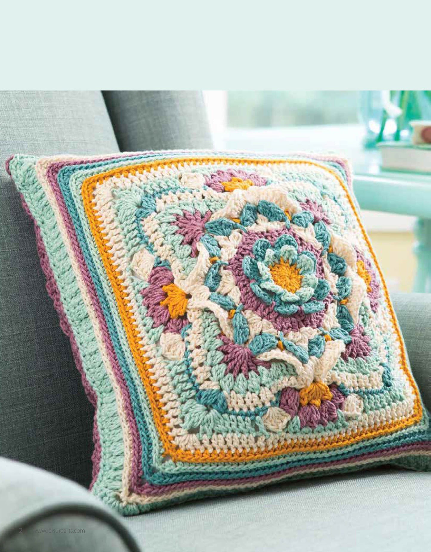 Overlay Crochet Pillows