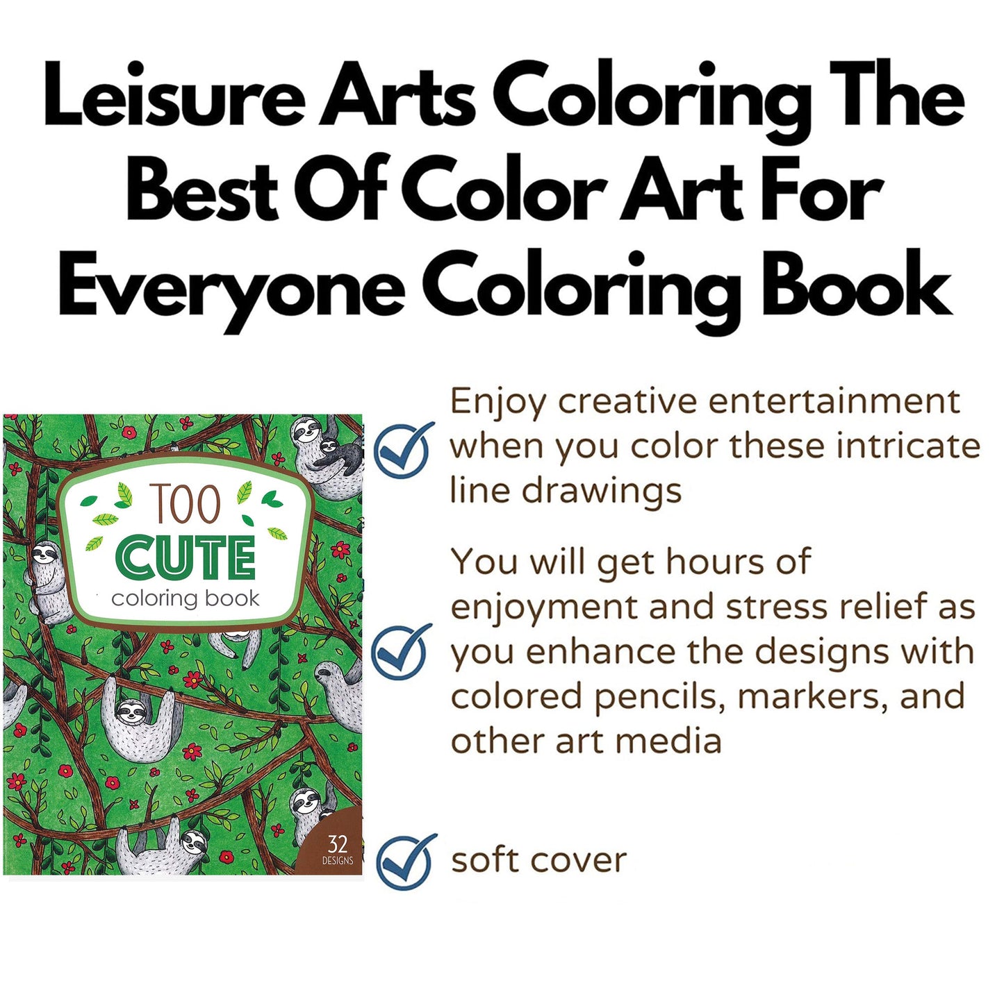 Too Cute Coloring Book