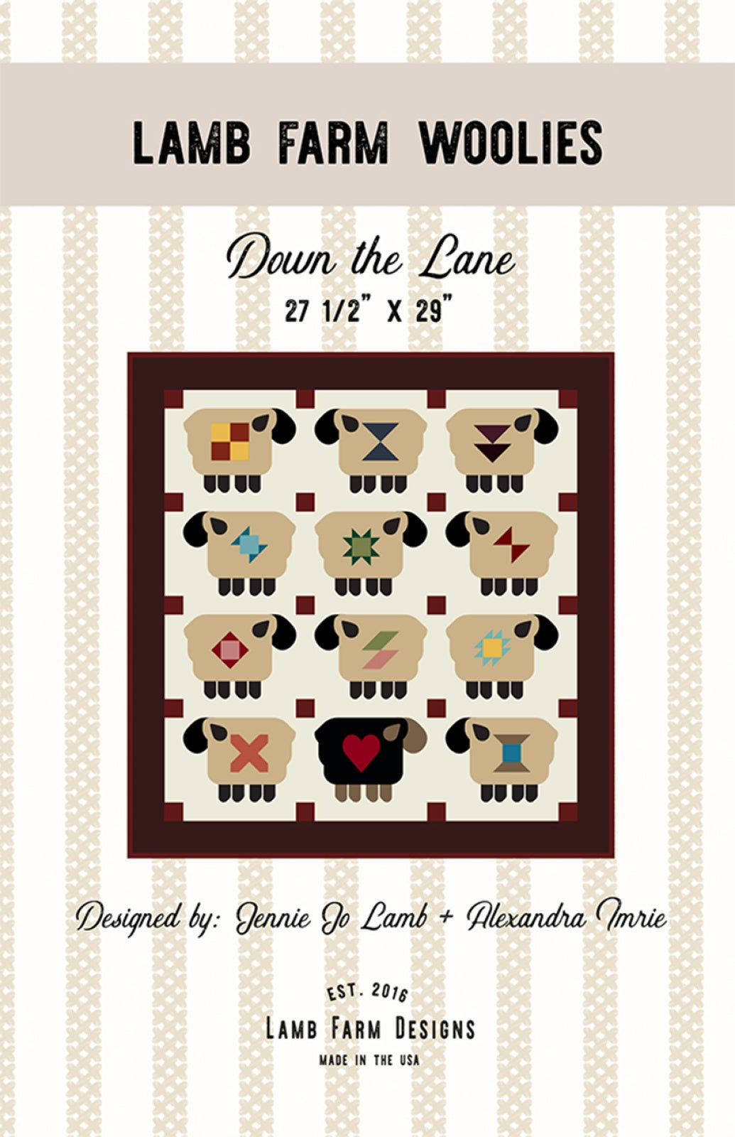 Down the Lane Woolies Quilt Pattern