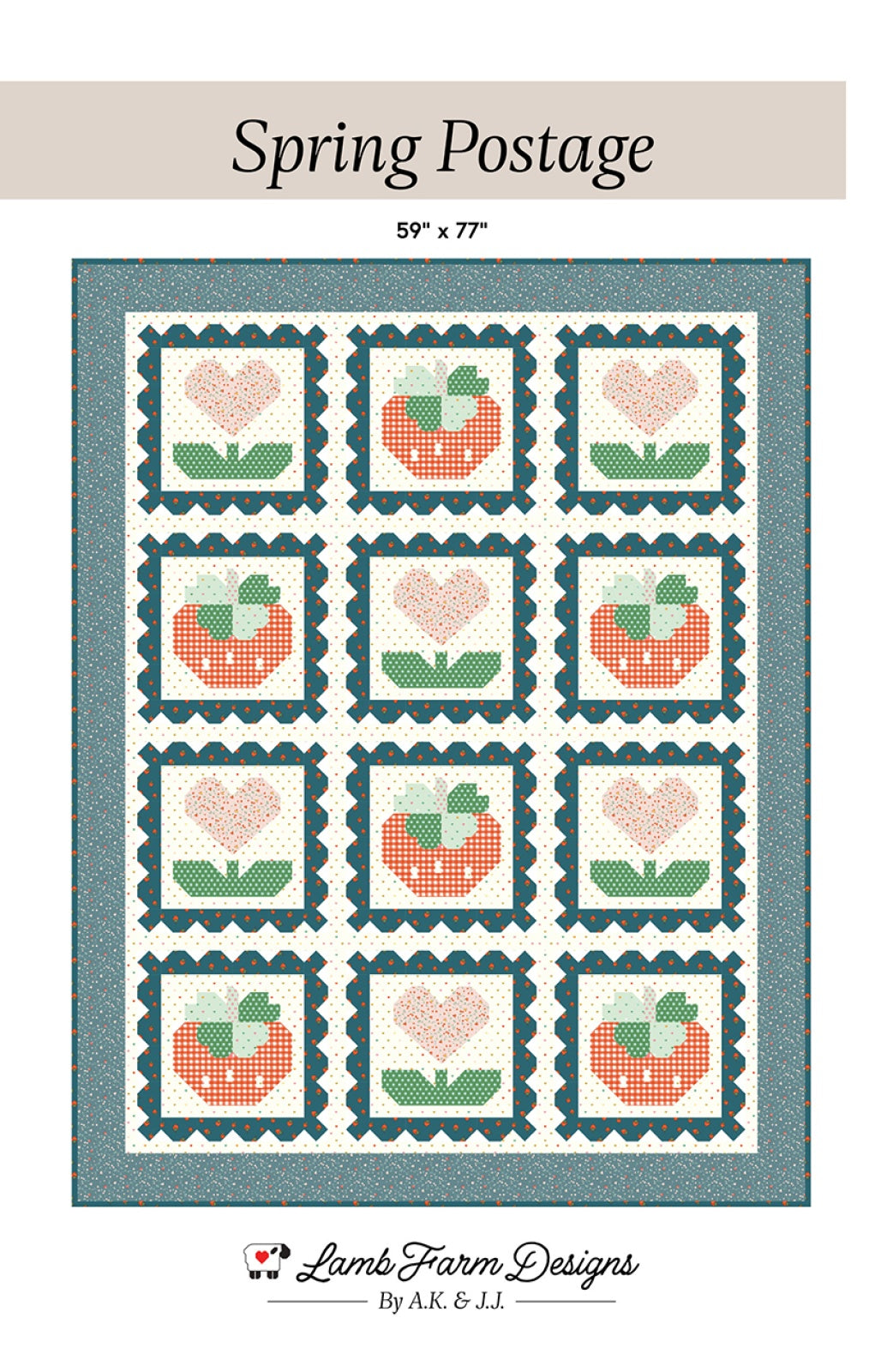 Spring Postage Quilt Pattern