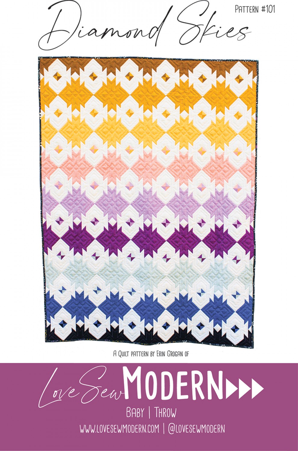 Diamond Skies Quilt Pattern
