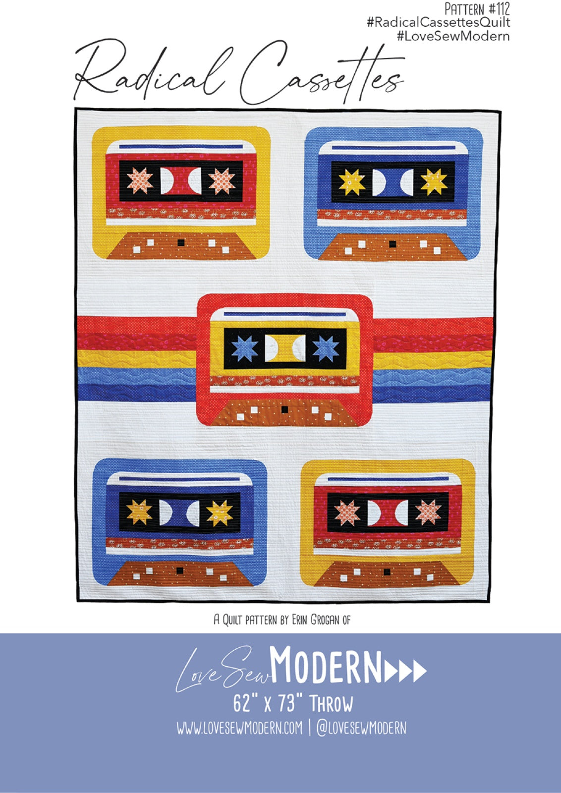 Radical Cassettes Quilt Pattern