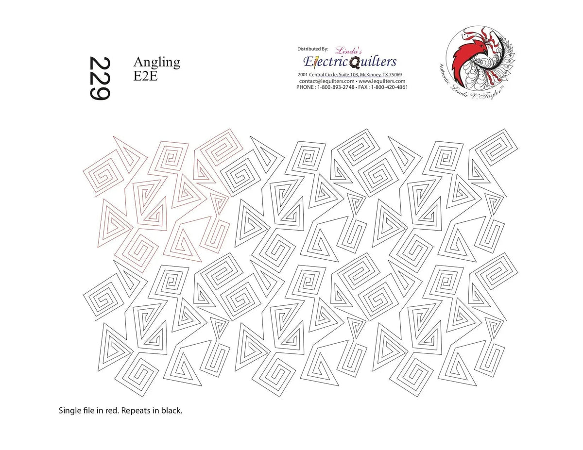 229 Angling Pantograph by Linda V. Taylor
