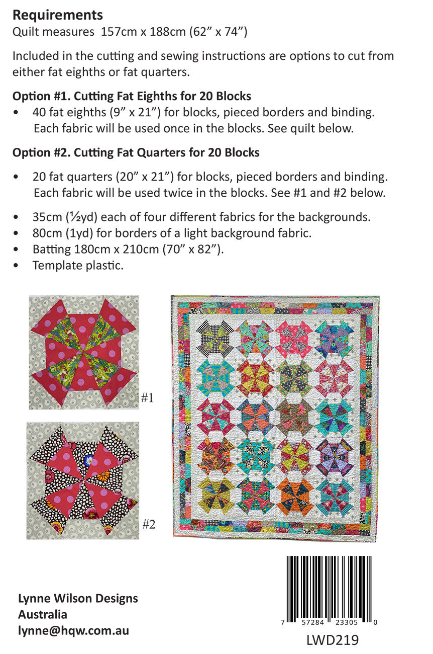 In a Spin Quilt Pattern