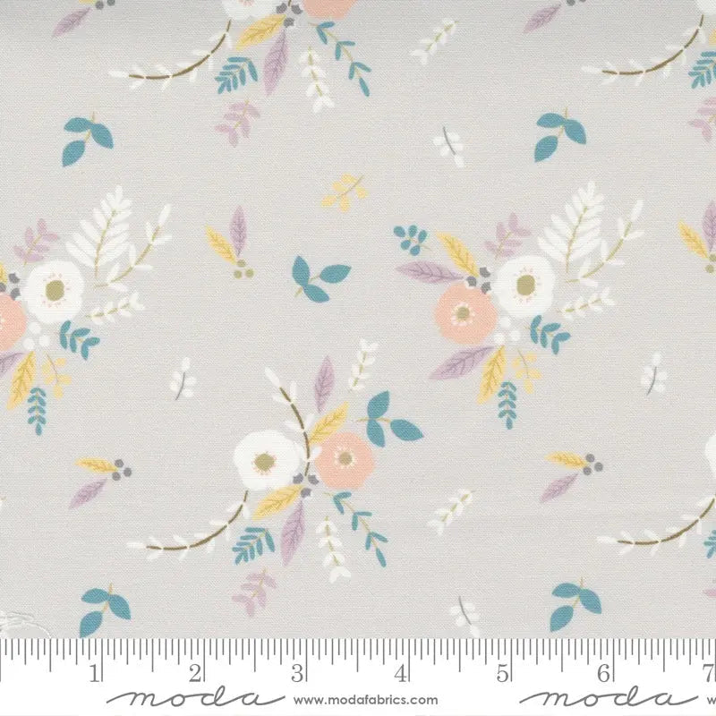 Little Ducklings Warm Grey 44"/45" Fabric Per Yard