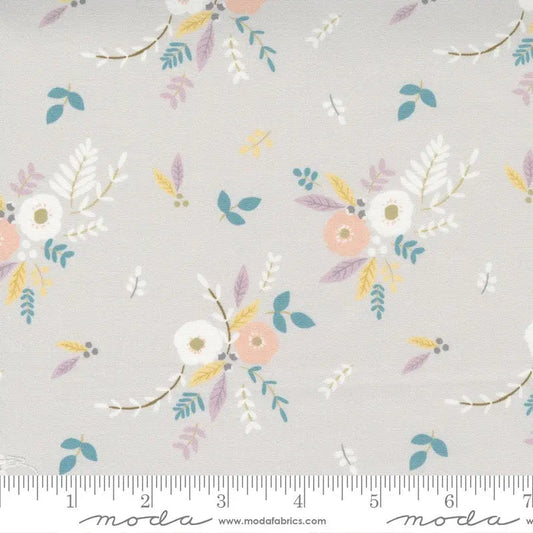 Little Ducklings Warm Grey 44"/45" Fabric Per Yard