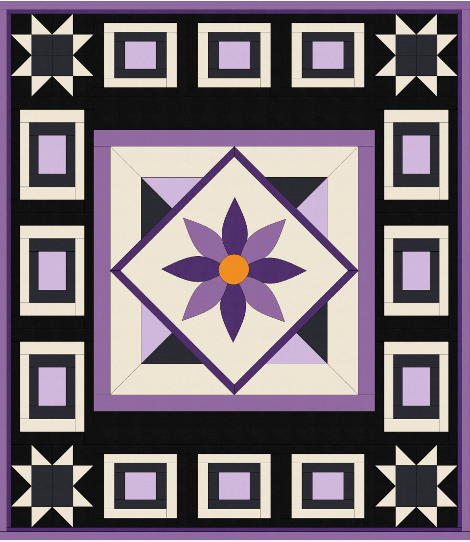Lotus Quilt Pattern