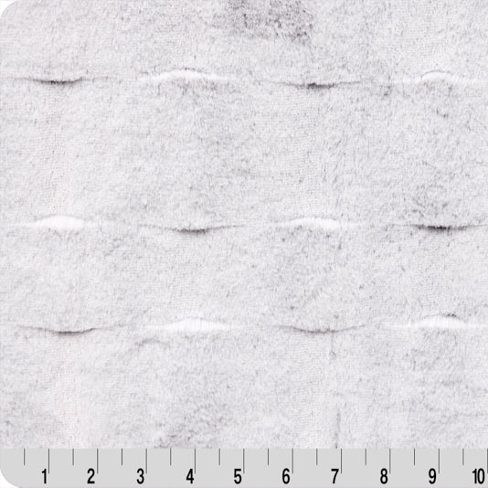 Luxe Cuddle Frost Marbella Charcoal/Cloudy 58"/60" Fabric per yard