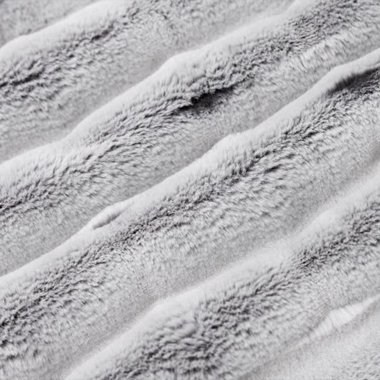Luxe Cuddle Frost Marbella Charcoal/Cloudy 58"/60" Fabric per yard