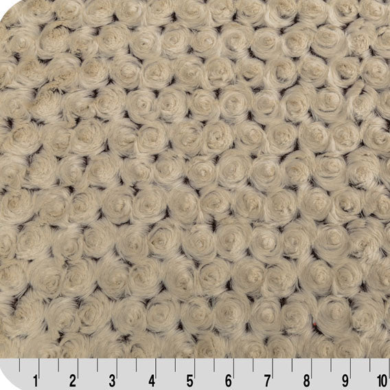 Luxe Cuddle Frosted Rose Brown/Beige 58"/60" Fabric per yard
