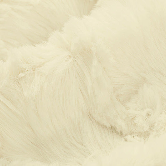 Luxe Cuddle Glacier Ivory 58"/60" Fabric per yard