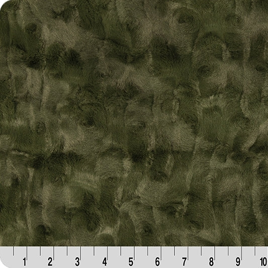 Luxe Cuddle Luna Loden 58"/60" Fabric per yard