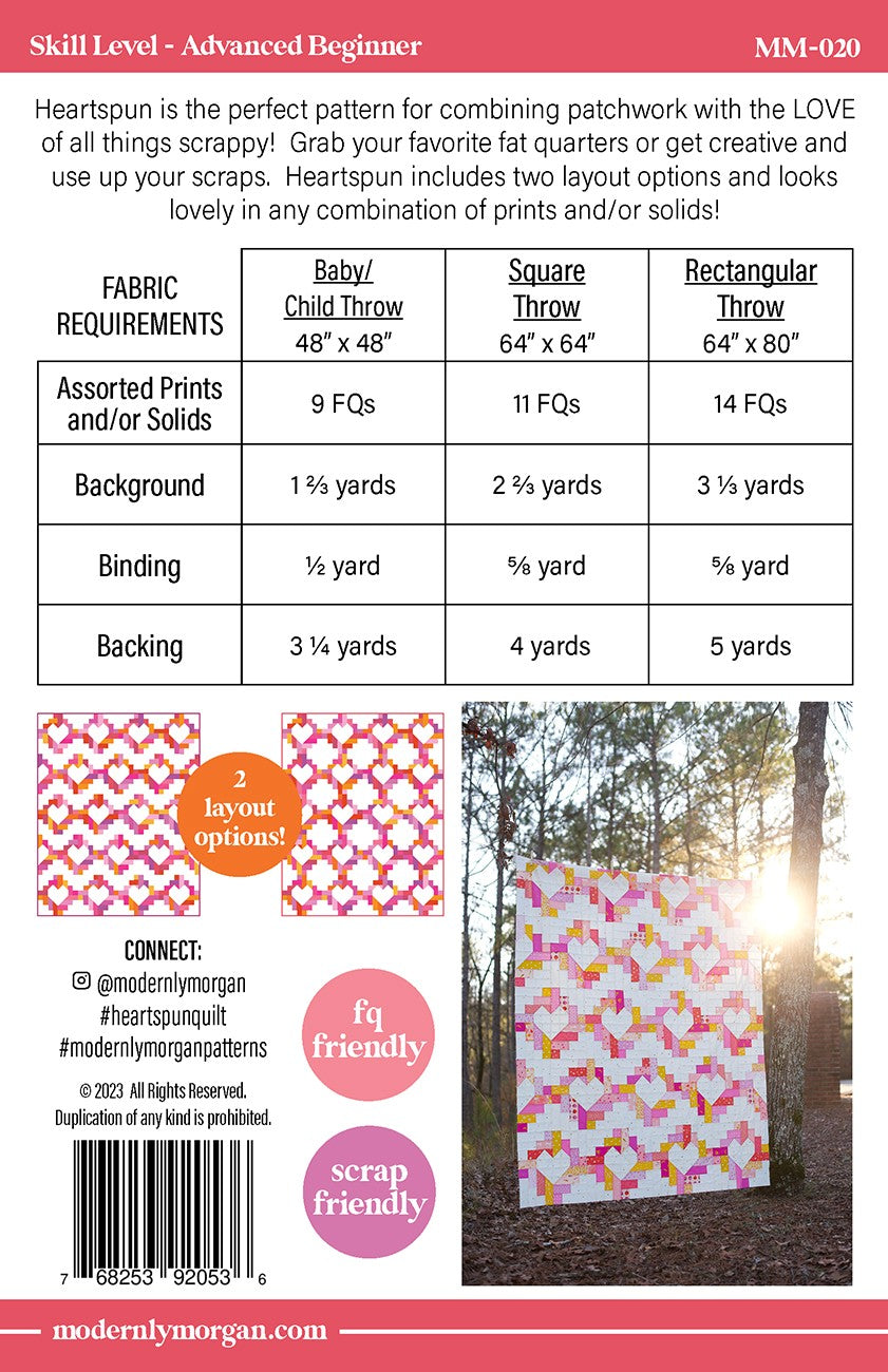 Heartspun Quilt Pattern