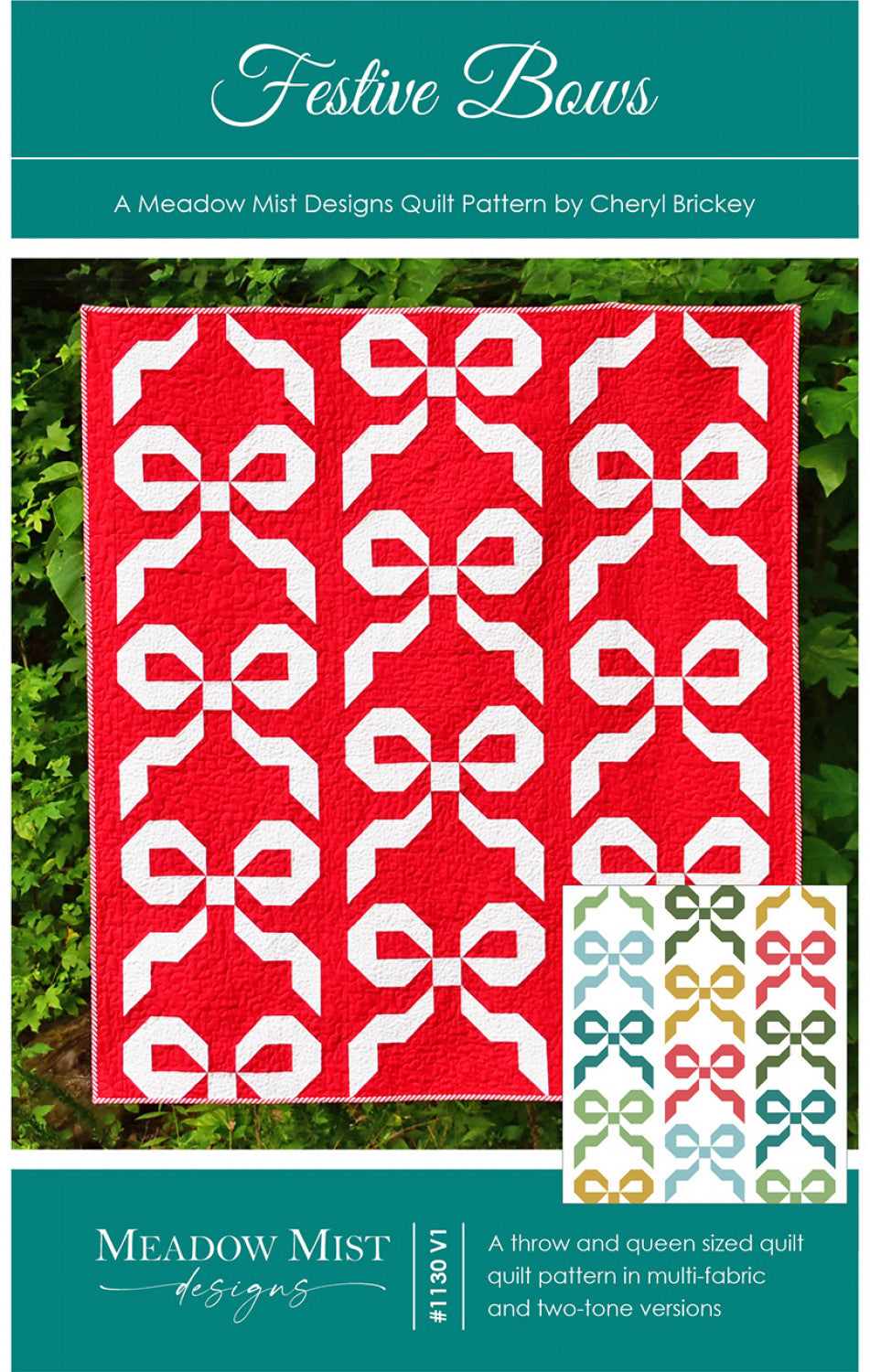 Festive Bows Quilt Pattern