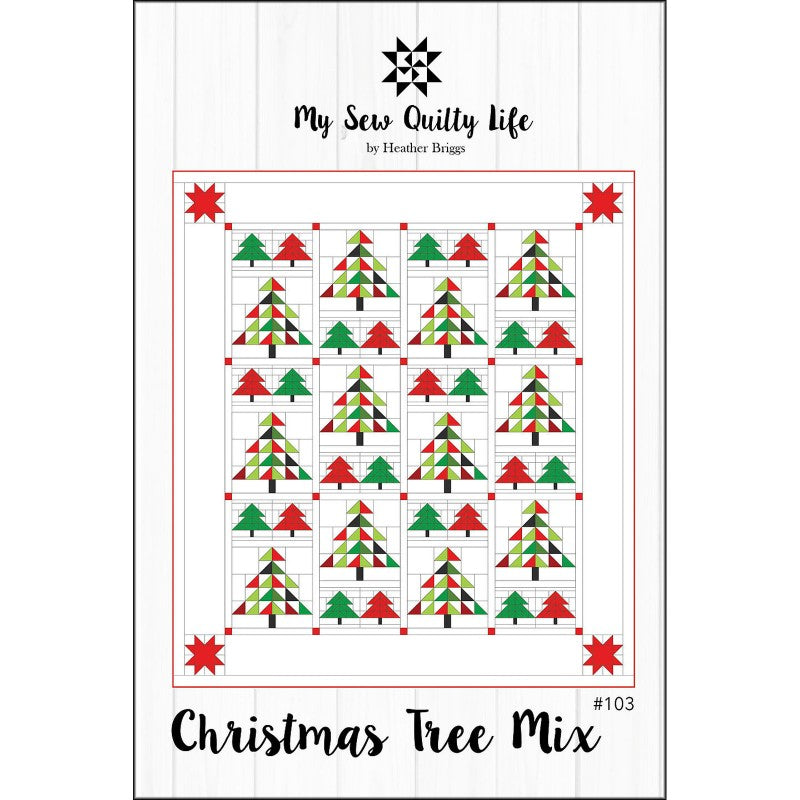 Christmas Tree Mix Quilt Pattern