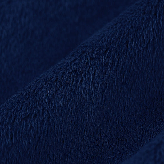 Marshmallow Cuddle Navy 58"/60" Fabric per yard