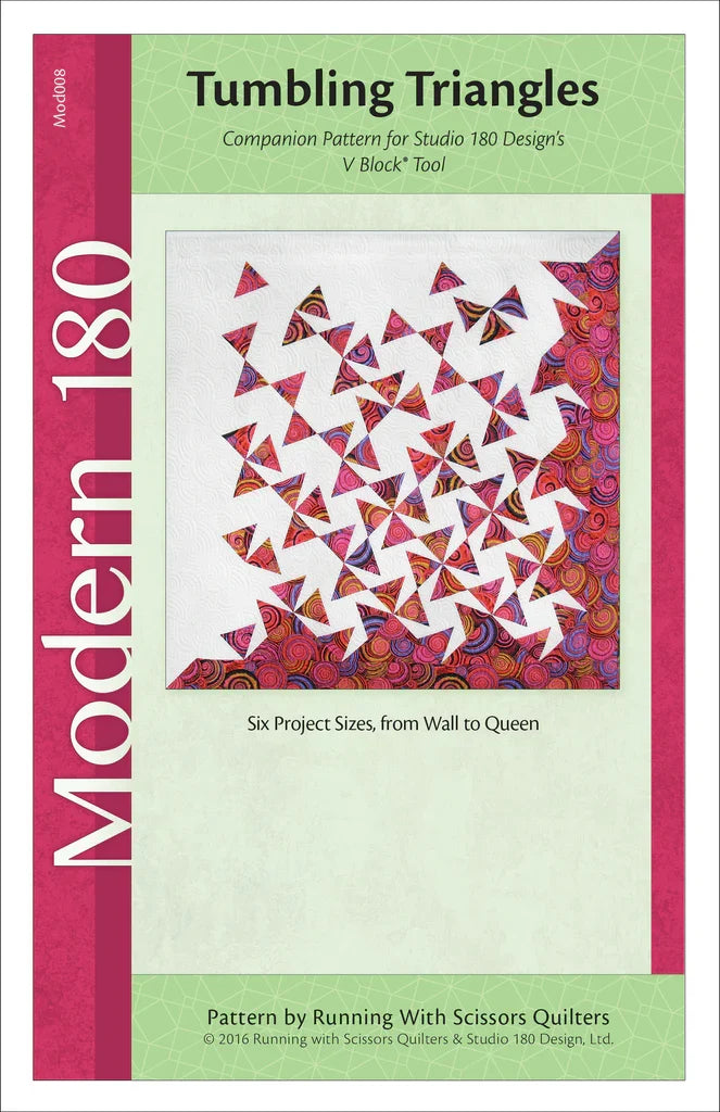 Tumbling Triangles Quilt Pattern