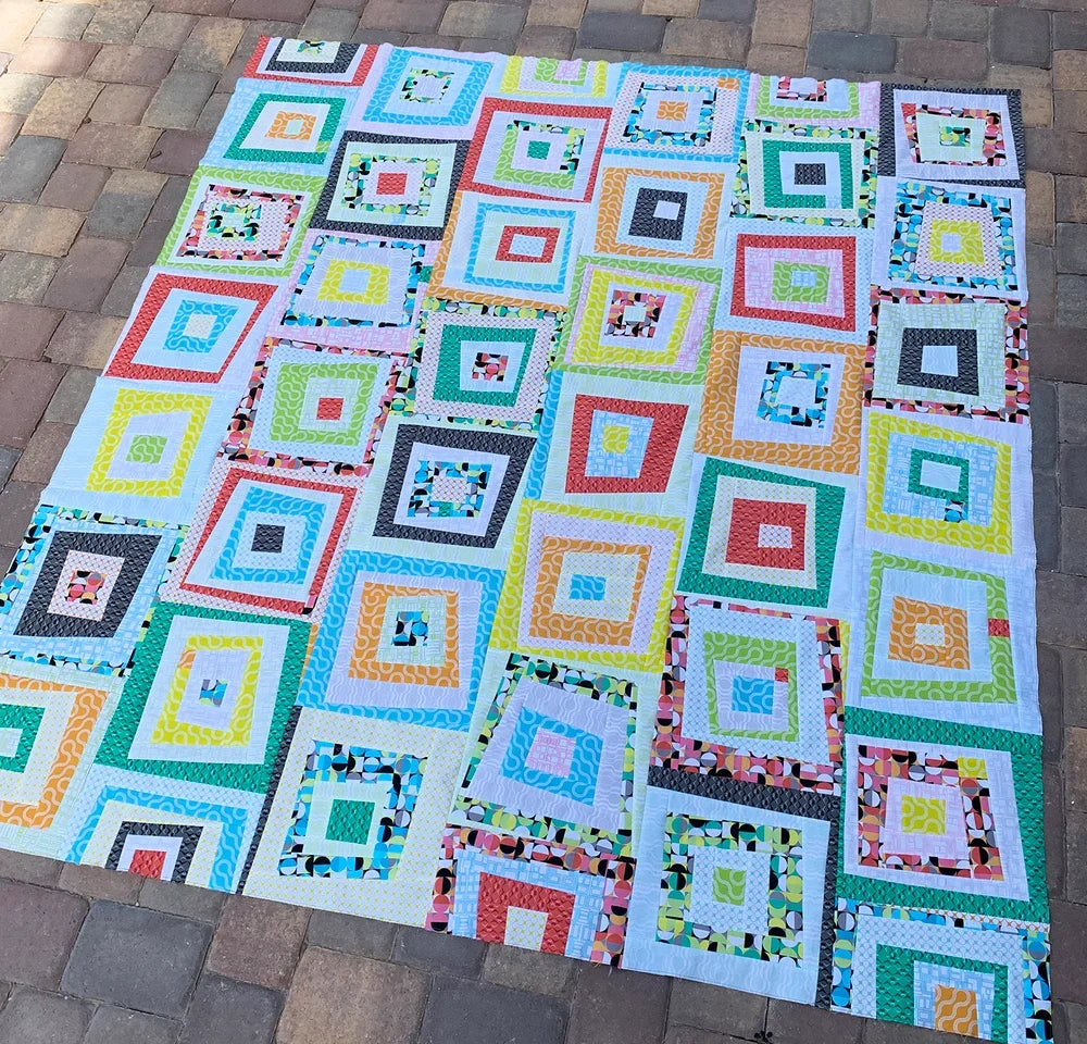 Modern Logs Paper Quilt Pattern