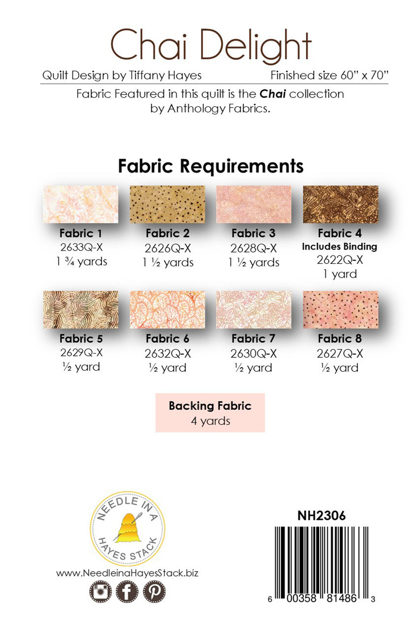 Chai Delight Quilt Pattern
