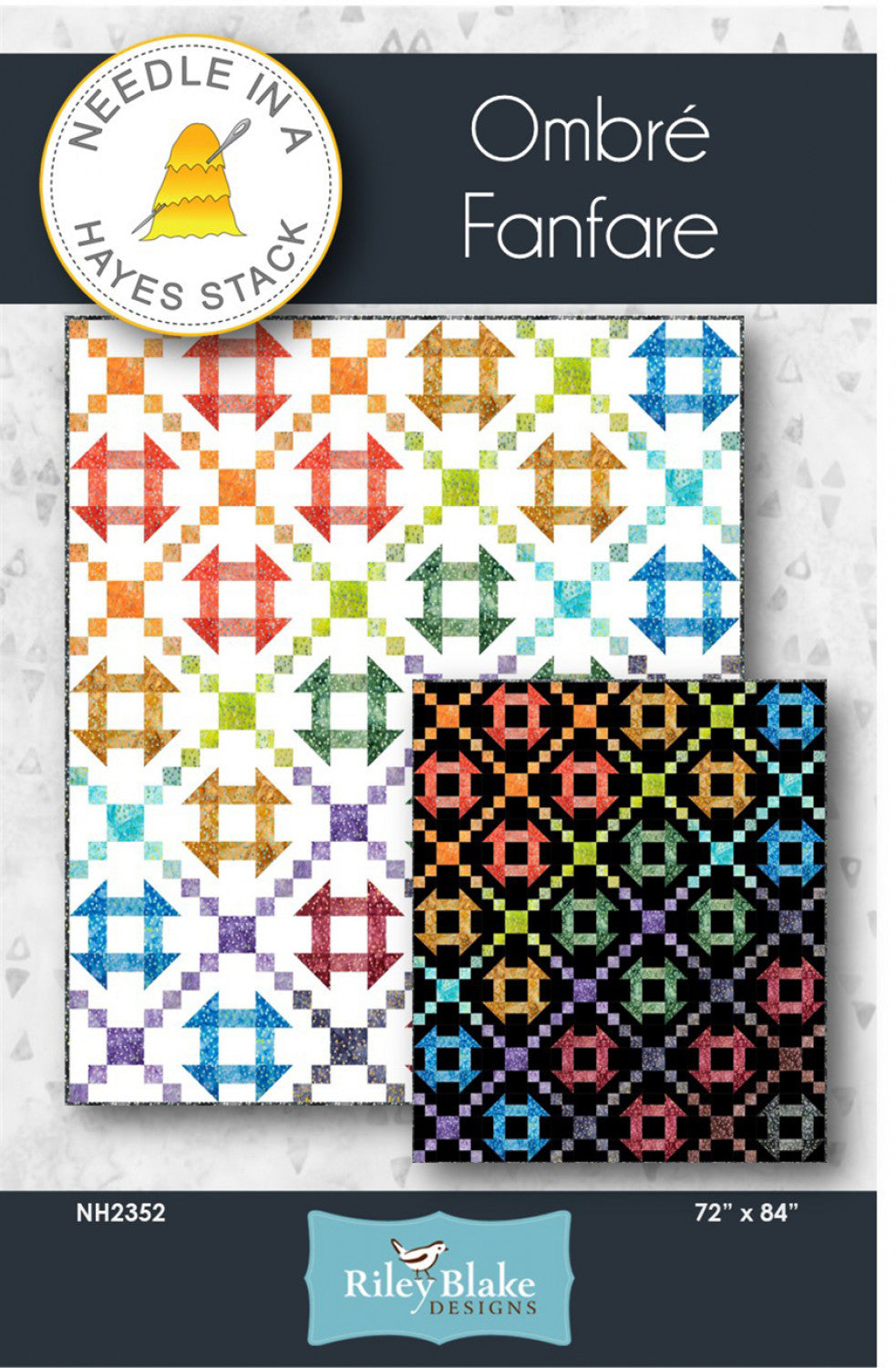 Ombre Fanfare Quilt Pattern