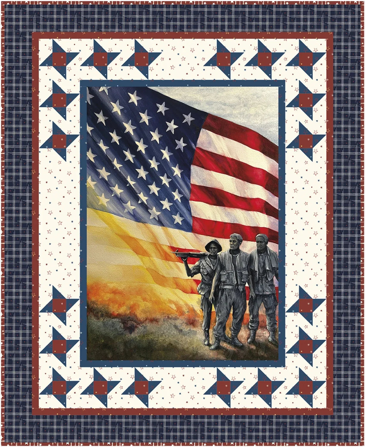Stars & Honor Quilt Pattern