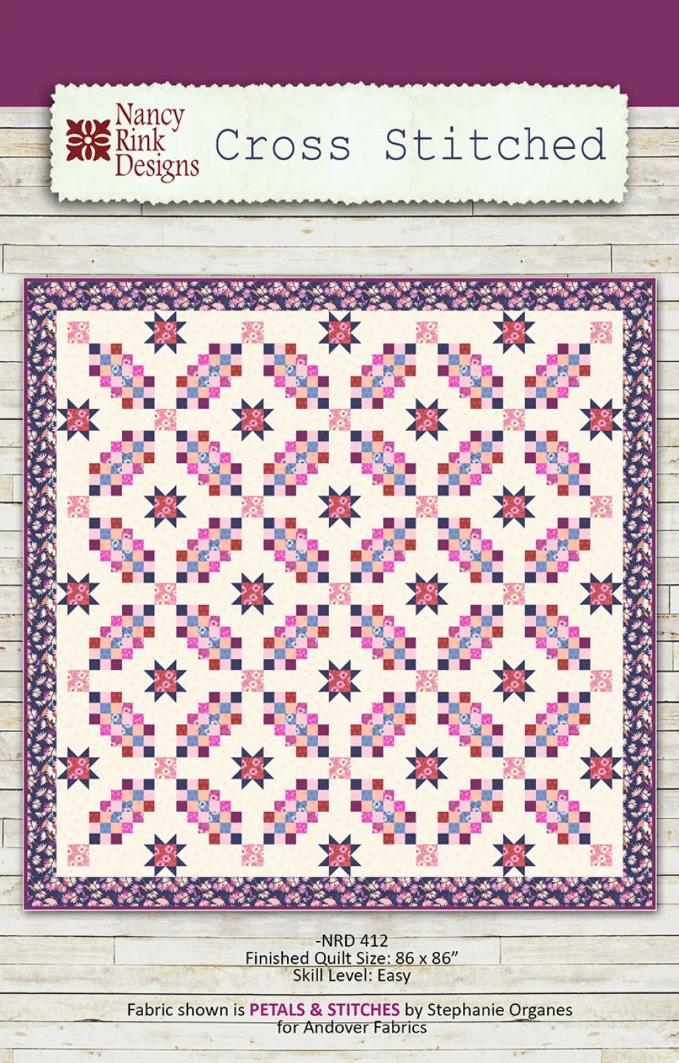 Cross Stitched Quilt Pattern
