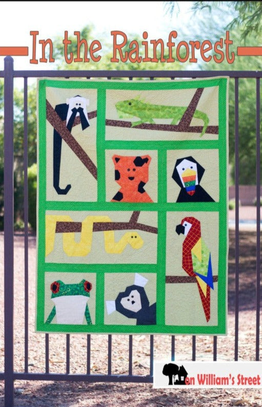 In the Rainforest Quilt Pattern