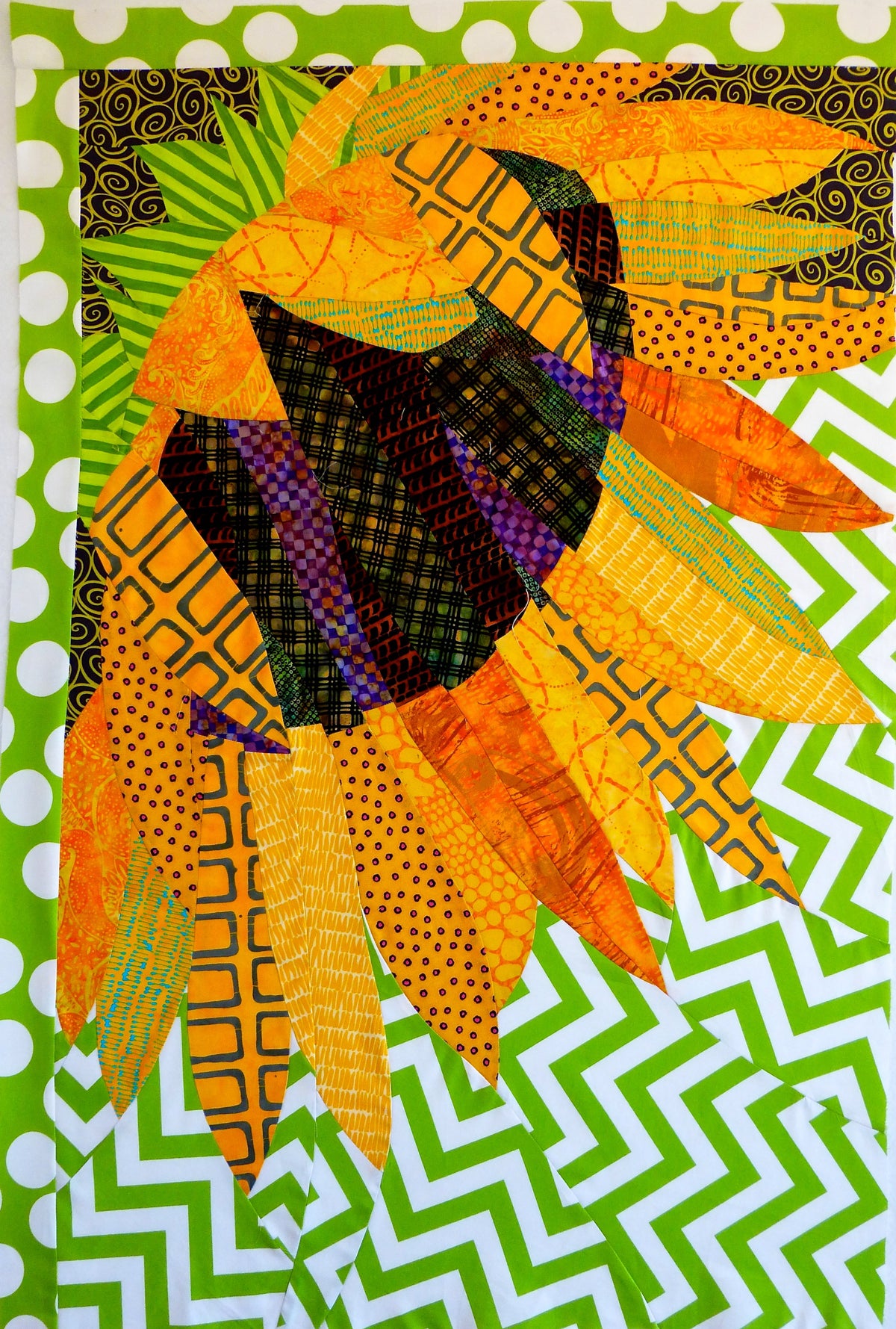 Summer’s Smile, Helianthus Quilt Pattern