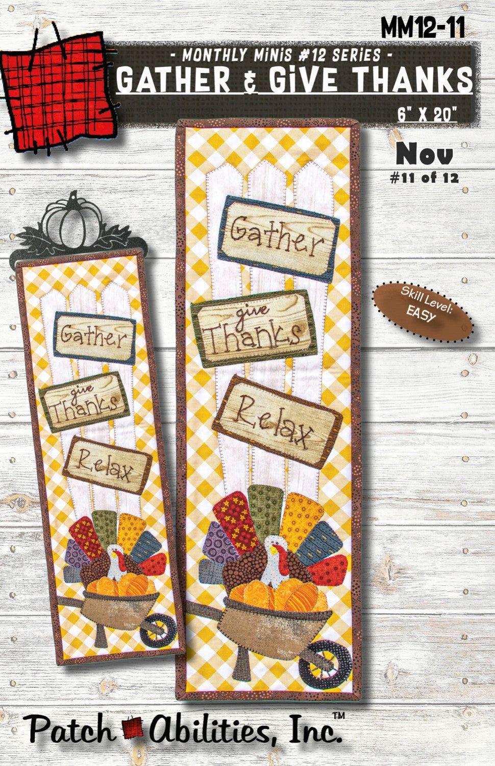 Gather Give Thanks Quilt Pattern