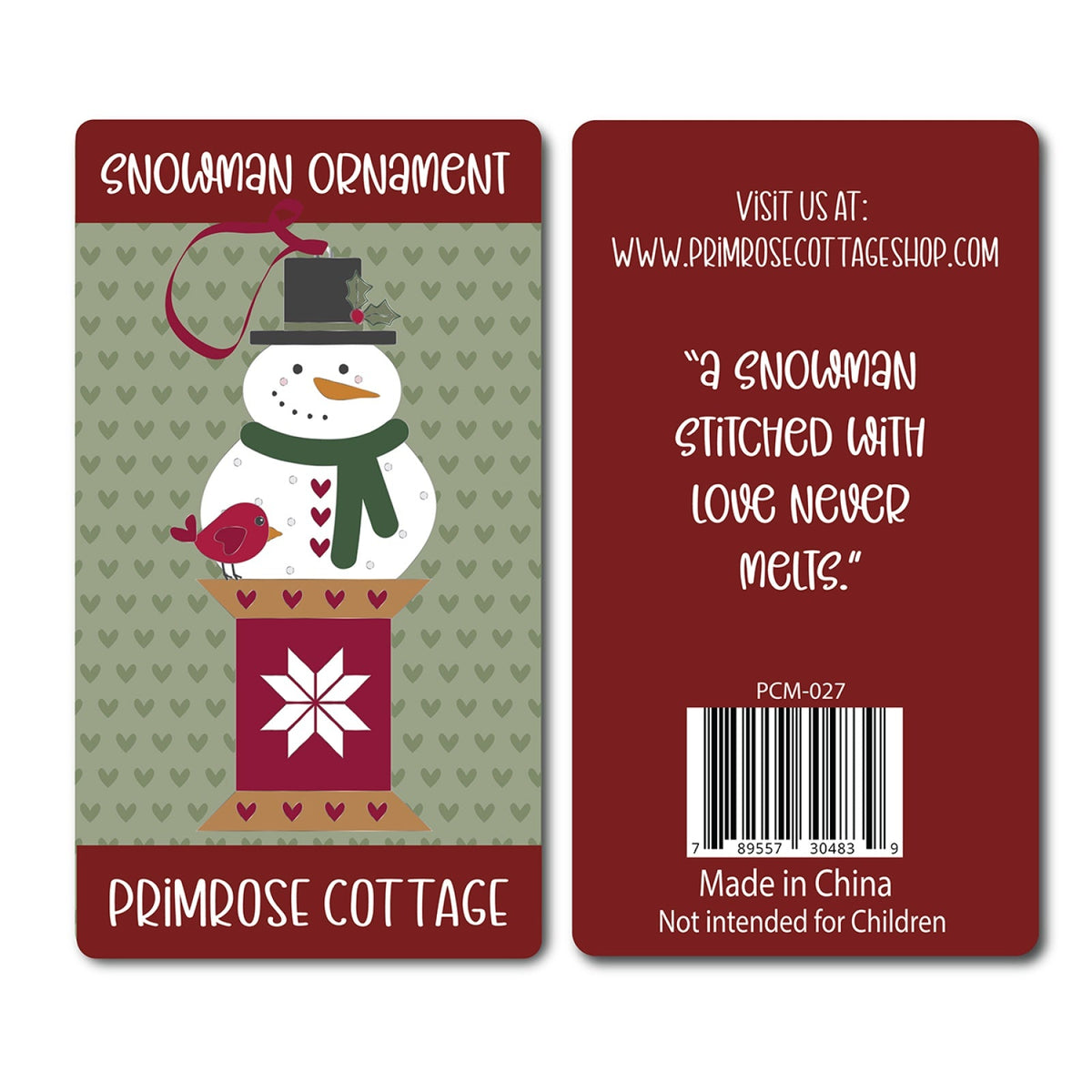 Snowman Ornament