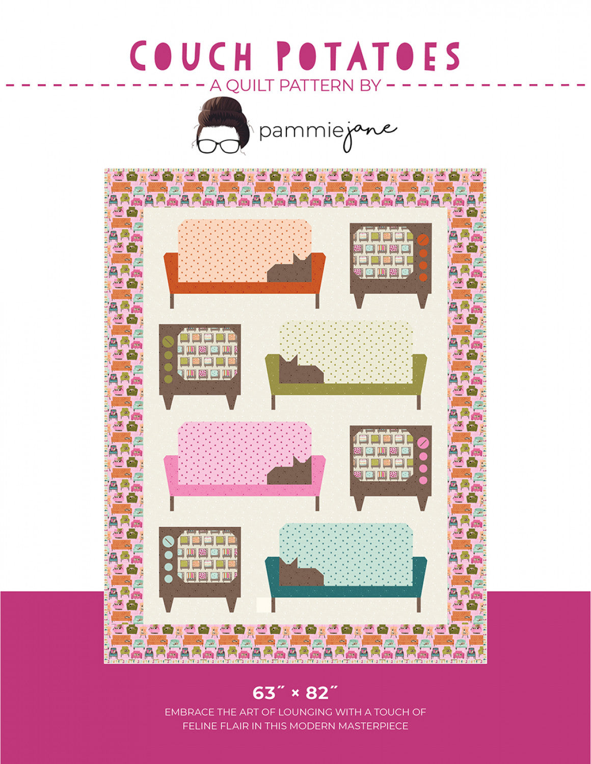 Couch Potatoes Quilt Pattern