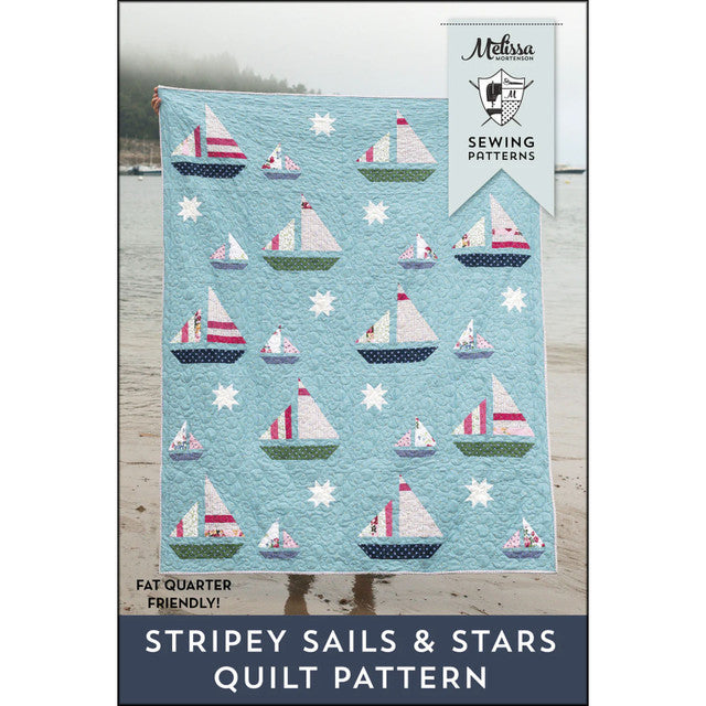 Stripey Sails & Stars Quilt Pattern