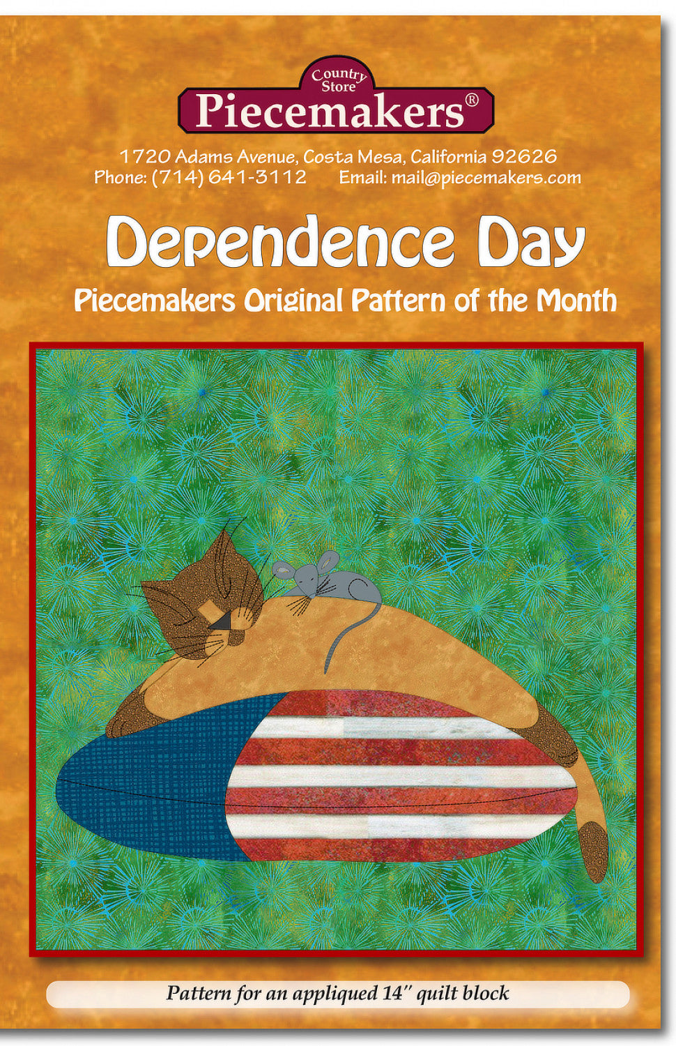Dependence Day Quilt Pattern