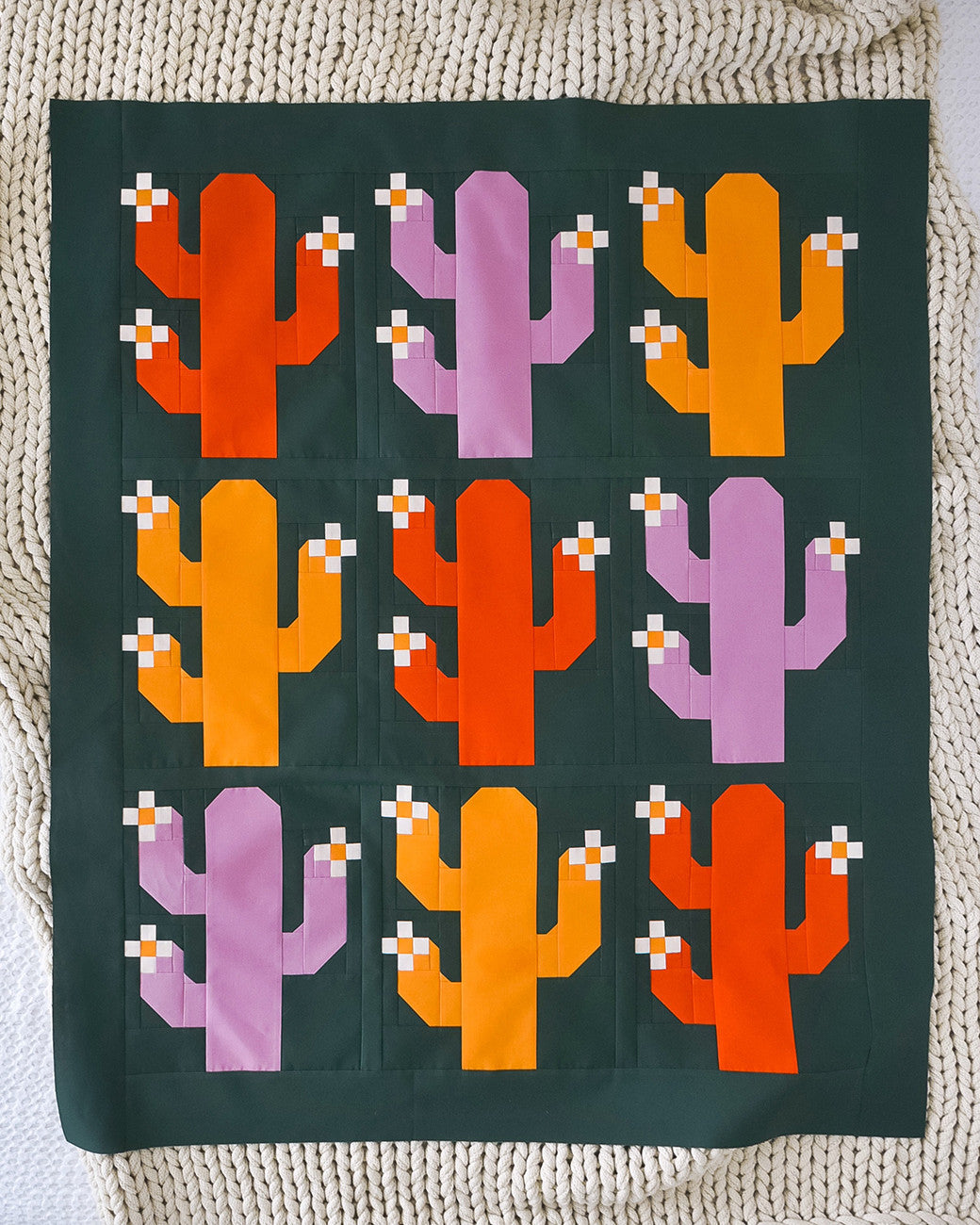 Oh My Cacti Quilt Pattern