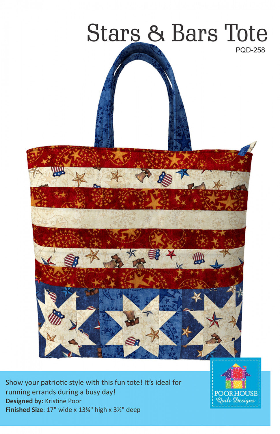 Stars and Bars Tote Pattern