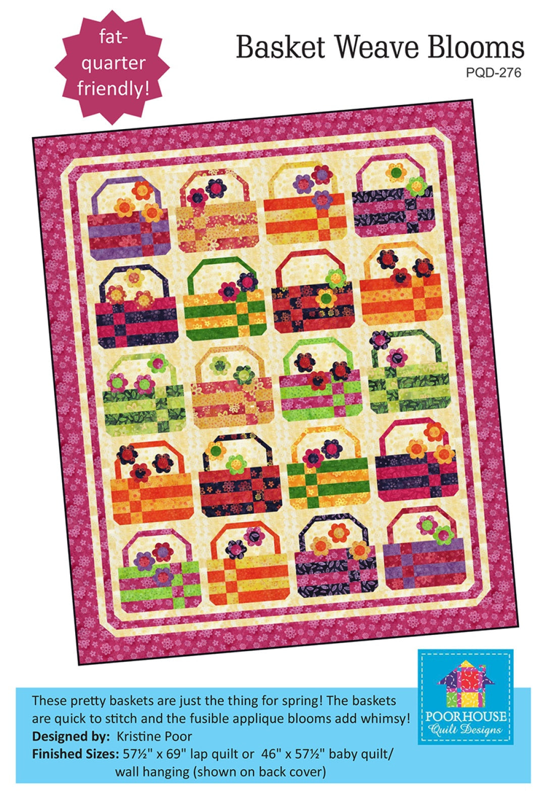 Basket Weave Blooms Quilt Pattern